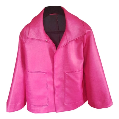 Pre-owned Carolina Herrera Short Vest In Pink