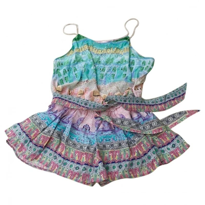 Pre-owned Camilla Silk Jumpsuit In Multicolour