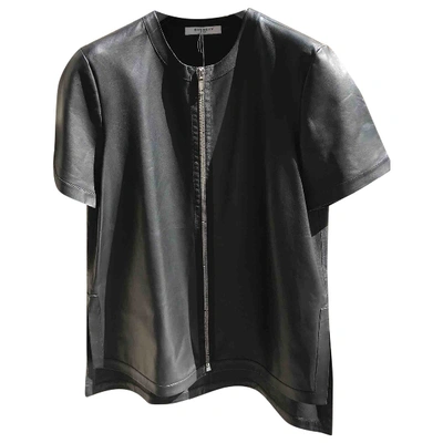 Pre-owned Givenchy Leather Top In Black