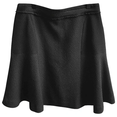 Pre-owned Sandro Mid-length Skirt In Black