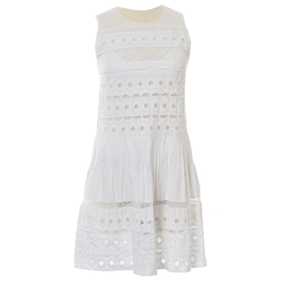 Pre-owned Ermanno Scervino Mid-length Dress In White