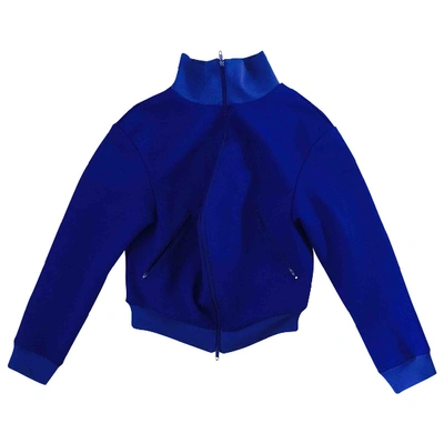 Pre-owned Balenciaga Jacket In Blue