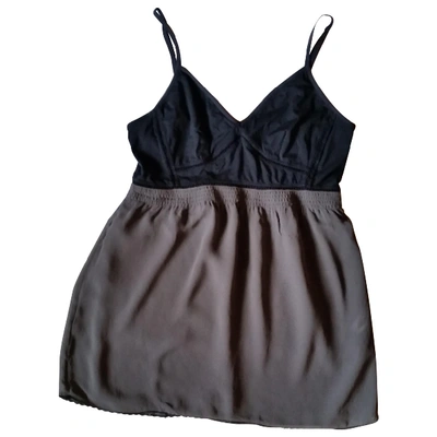 Pre-owned Theory Silk Camisole In Grey