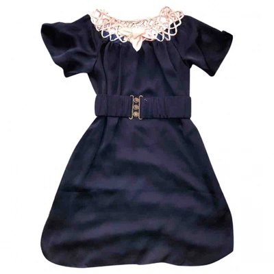Pre-owned 3.1 Phillip Lim / フィリップ リム Silk Dress In Navy