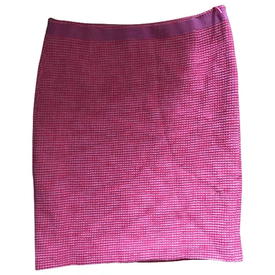 Pre-owned Max Mara Skirt In Pink