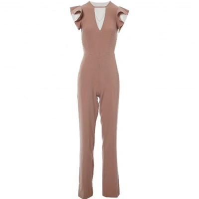 Pre-owned Pinko Jumpsuit In Pink
