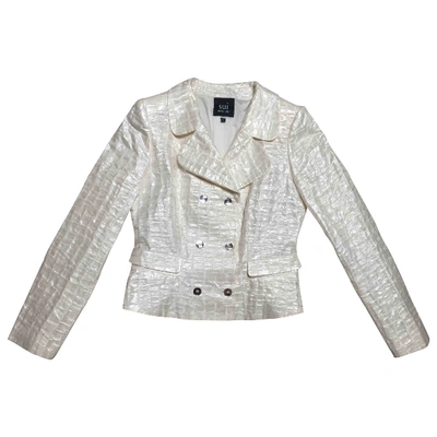 Pre-owned Anna Sui Jacket In Ecru