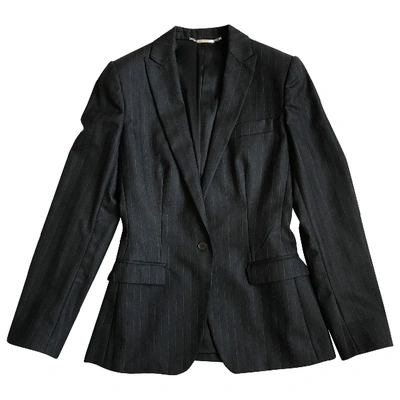 Pre-owned Dolce & Gabbana Wool Suit Jacket In Anthracite