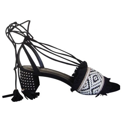 Pre-owned Barbara Bui Leather Sandals In Black