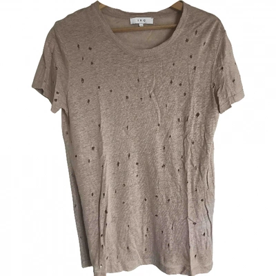 Pre-owned Iro Linen T-shirt In Other