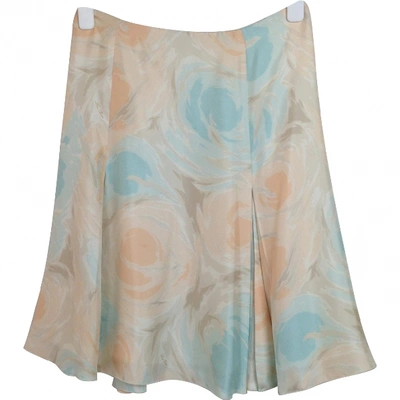 Pre-owned Loro Piana Silk Mid-length Skirt In Multicolour
