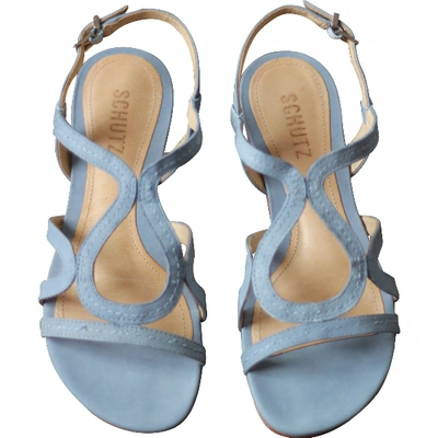 Pre-owned Schutz Sandals In Blue