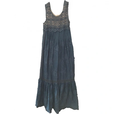 Pre-owned Philosophy Di Alberta Ferretti Maxi Dress In Blue