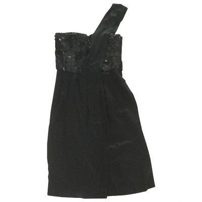 Pre-owned Alberta Ferretti Mini Dress In Black
