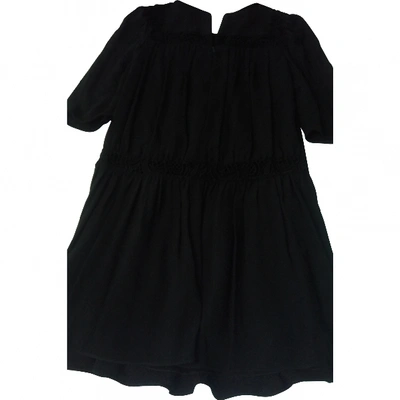 Pre-owned Chloé Mini Dress In Black