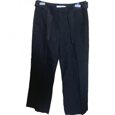 Pre-owned Comptoir Des Cotonniers Linen Short Pants In Black