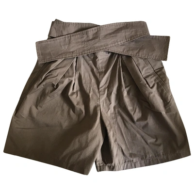 Pre-owned Balenciaga Brown Cotton Shorts