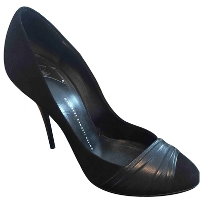 Pre-owned Giuseppe Zanotti Leather Heels In Black