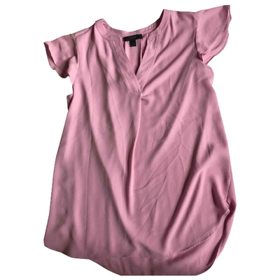 Pre-owned Jcrew Pink Polyester Top