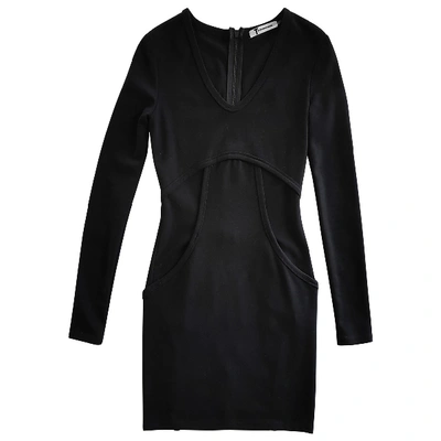 Pre-owned Alexander Wang T Mid-length Dress In Black