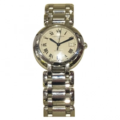 Pre-owned Longines Watch In Silver