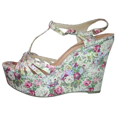 Pre-owned Jeffrey Campbell Cloth Sandals