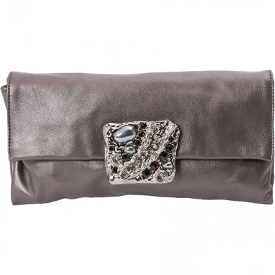 Pre-owned Prada Brown Cloth Clutch Bag