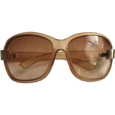 Pre-owned Gucci Beige Sunglasses