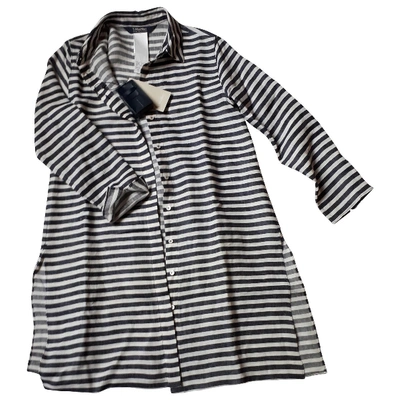 Pre-owned Max Mara Linen Jacket In White