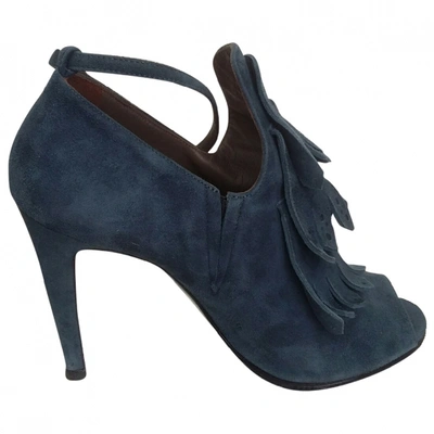Pre-owned Mauro Grifoni Heels In Blue
