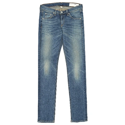 Pre-owned Rag & Bone Blue Cotton - Elasthane Jeans