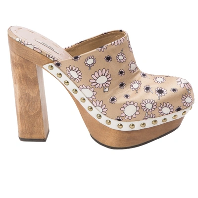 Pre-owned Miu Miu Cloth Mules & Clogs