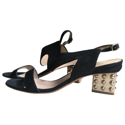 Pre-owned Nicholas Kirkwood Black Suede Sandals