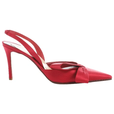 Pre-owned Christian Louboutin Red Velvet Heels