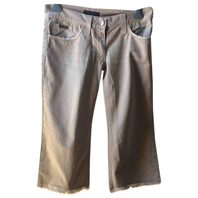 Pre-owned Dolce & Gabbana Short Pants In Beige