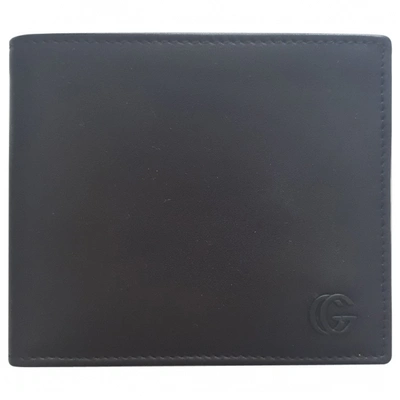 Pre-owned Gucci Black Leather Wallet