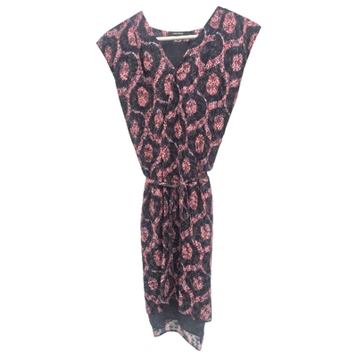 Pre-owned Isabel Marant Silk Mini Dress In Multicolour