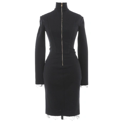 Pre-owned Emilio Pucci Black Wool Dress
