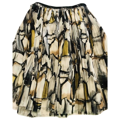 Pre-owned Marni Multicolour Silk Skirt
