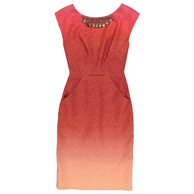 Pre-owned Matthew Williamson Mid-length Dress In Red
