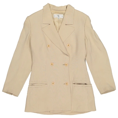 Pre-owned Valentino Beige Jacket