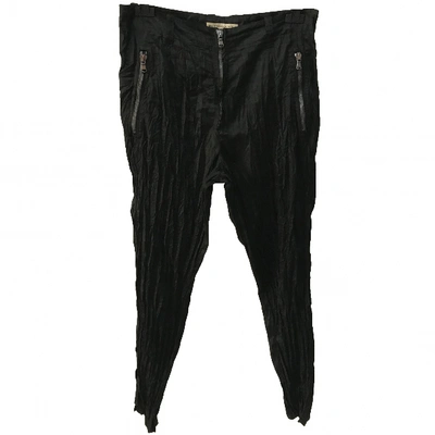 Pre-owned Balenciaga Carot Pants In Black