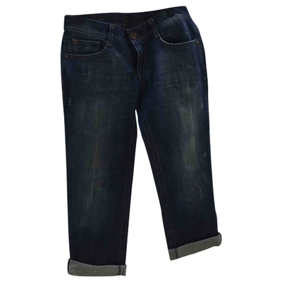 Pre-owned Dl1961 Trousers In Blue