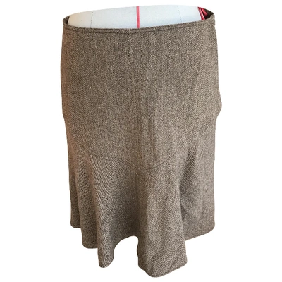 Pre-owned Paul & Joe Brown Wool Skirt