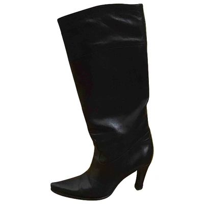 Pre-owned Barbara Bui Black Leather Boots