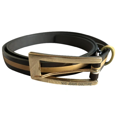 Pre-owned Versace Jeans Leather Belt