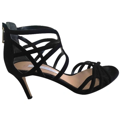 Pre-owned Diane Von Furstenberg Sandals In Black