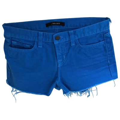 Pre-owned J Brand Blue Cotton Shorts