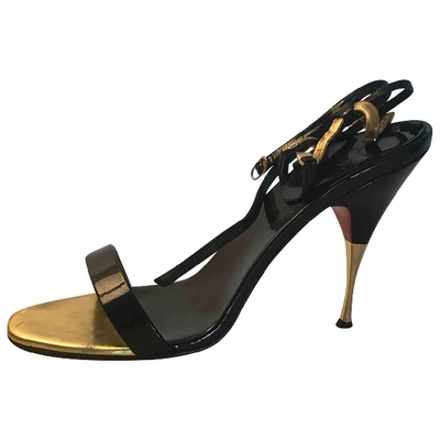 Pre-owned Christian Louboutin Patent Leather Sandals