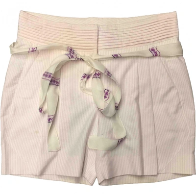 Pre-owned Roberto Cavalli Pink Cotton Shorts